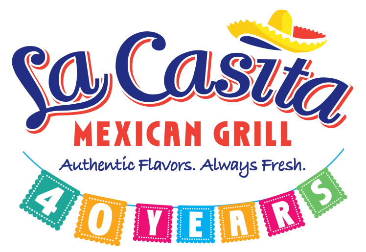 LaCasita Logo 40 yrs - 3-2026